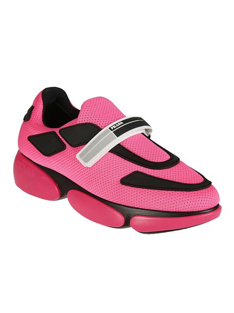 prada pink sneakers|pink prada sneakers for women.